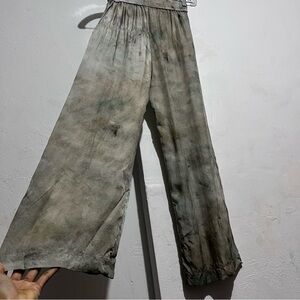 Wilfred Wide Leg Pants - Gray water color  : Box W07: